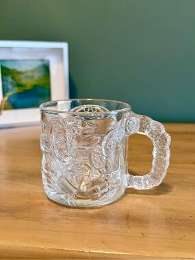 Vintage 1995 McDonalds Batman Forever Two-Face Glass Mug DC Comics